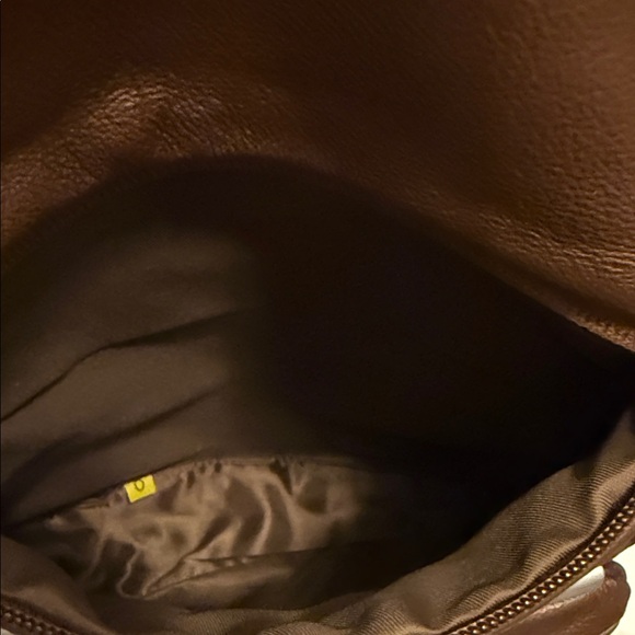 Mandarina Duck Brown Messenger Leather Crossbody Bag - Picture 13 of 16